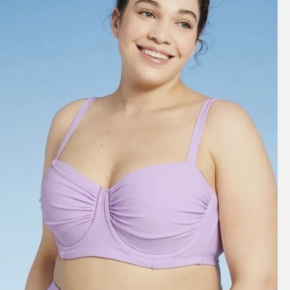 Lavender Swim Top